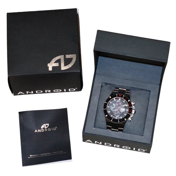 Android Men's 50mm Divemaster Enforcer Watch Valjoux 7750 Limited 500 Ref AD905! - Picture 8 of 8